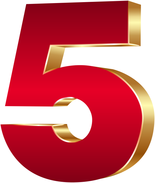 Красивая цифра 5