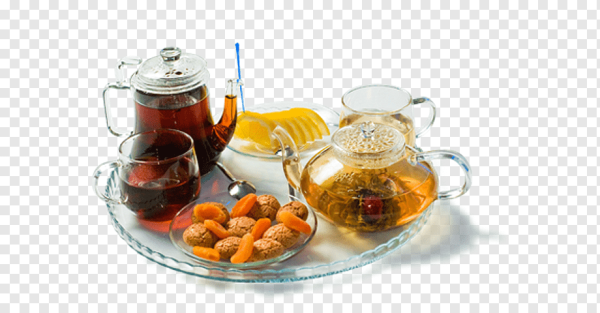 Чай на белом фоне