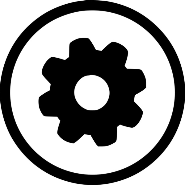 Кнопка шестеренка