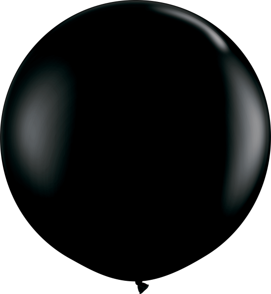 Шар черный латексный