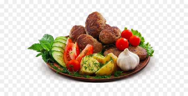 Вкусная еда на прозрачном фоне