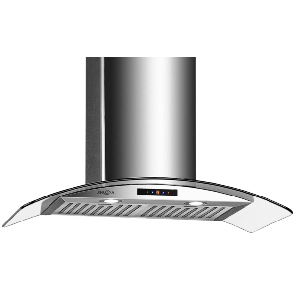 Кухонная вытяжка на прозрачном фоне