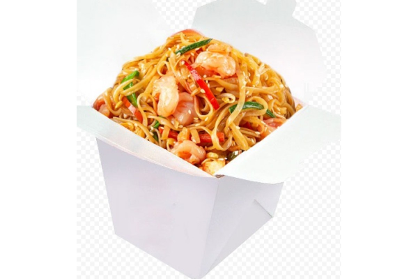 Лапша Wok удон морепродуктами