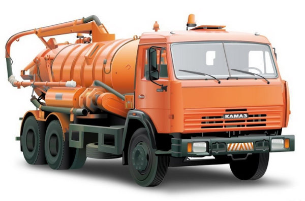 Ко-560 каналопромывочная шасси КАМАЗ 65115