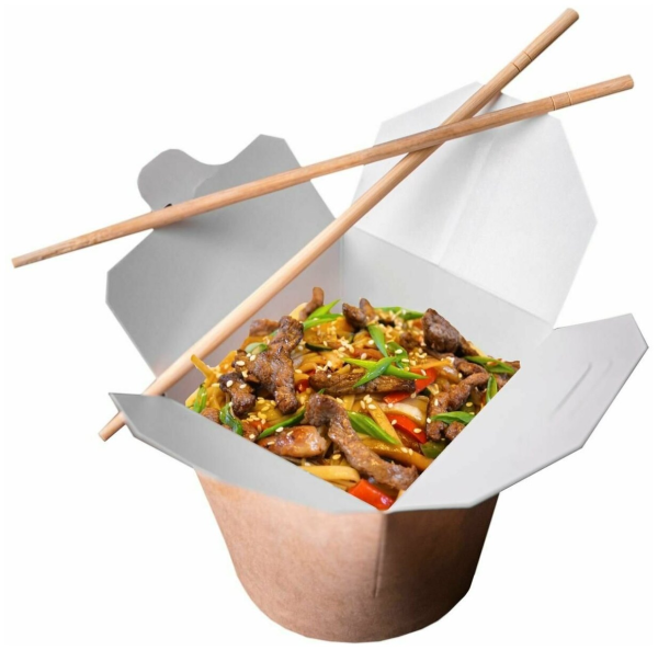 Контейнер Wok 750 мл, крафт