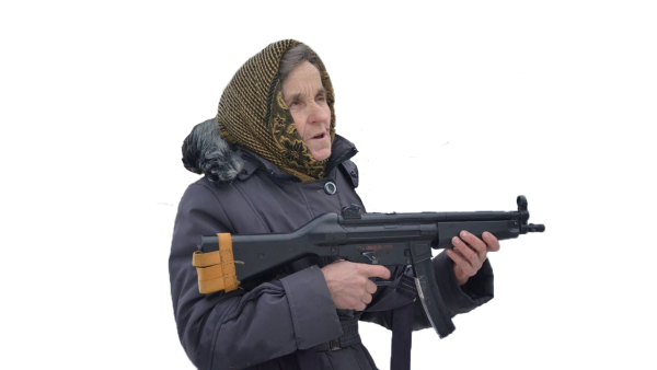 Бабушка с пистолетом