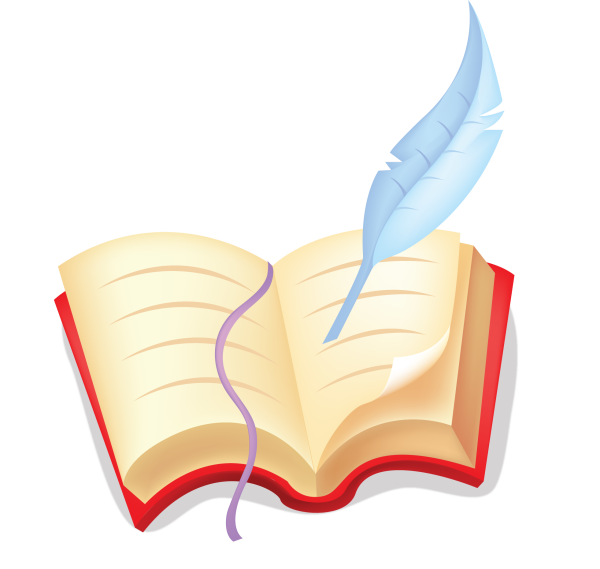 Книга на прозрачном фоне