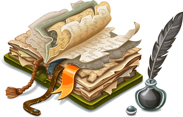 Книга с пером