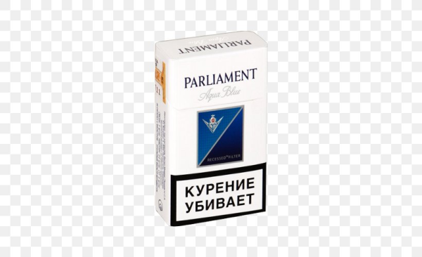 Пачка сигарет парламент Аква Блю