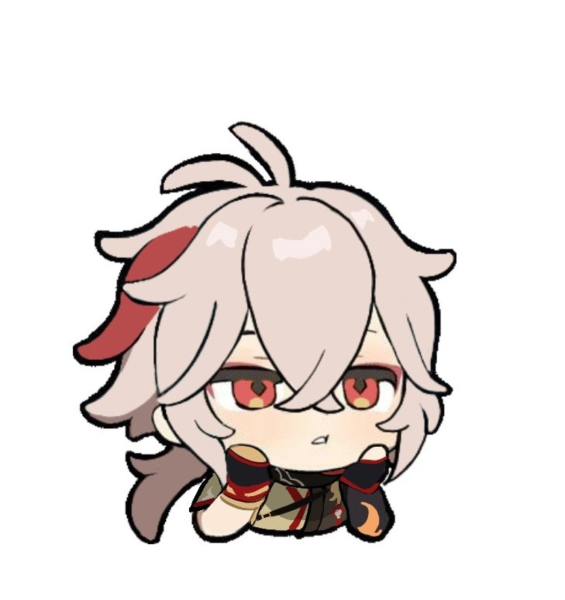 Альбедо Стикеры Чиби