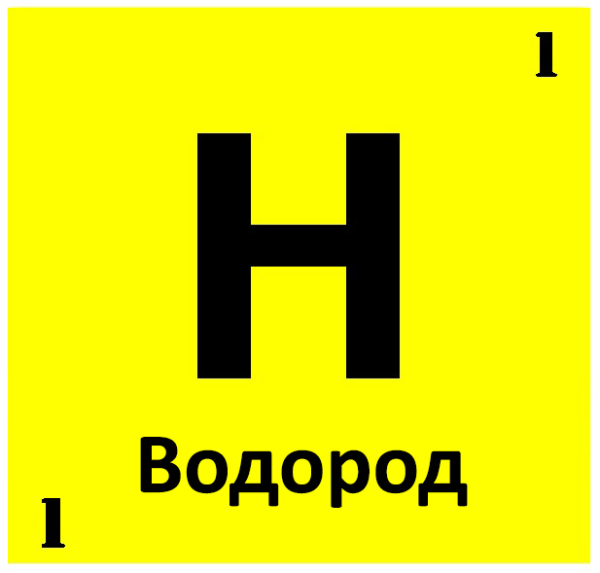 Н водород