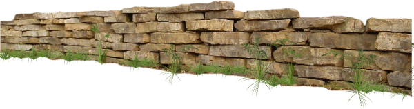 Каменный забор PNG