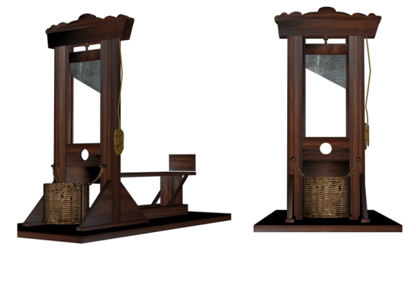 Гильотина без фона