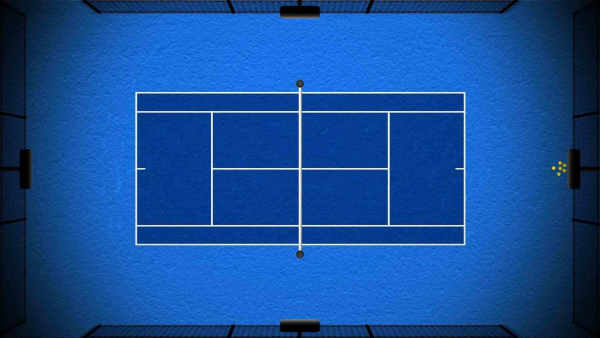 Теннис корт сверху