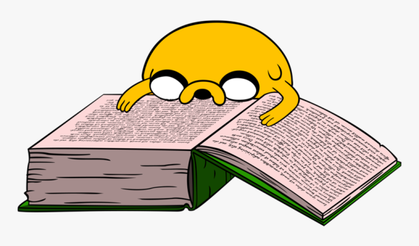 Смайлик с книгой