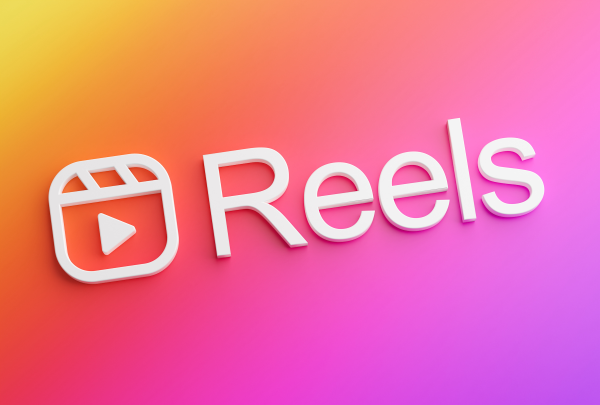 Reels надпись