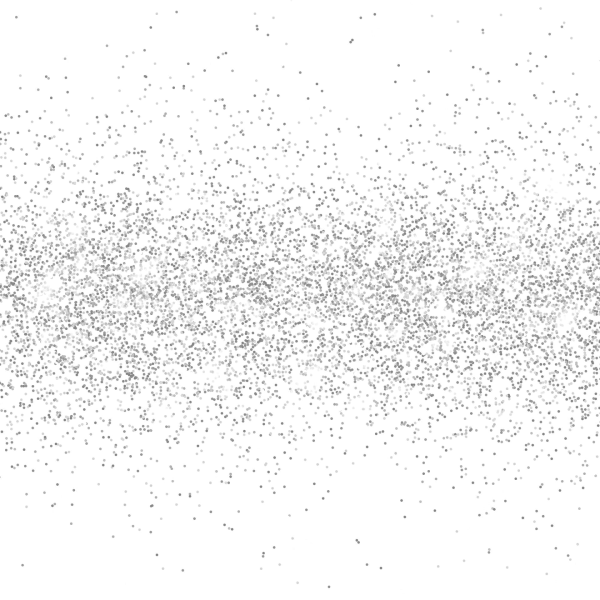 Белые блёстки на прозрачном фоне