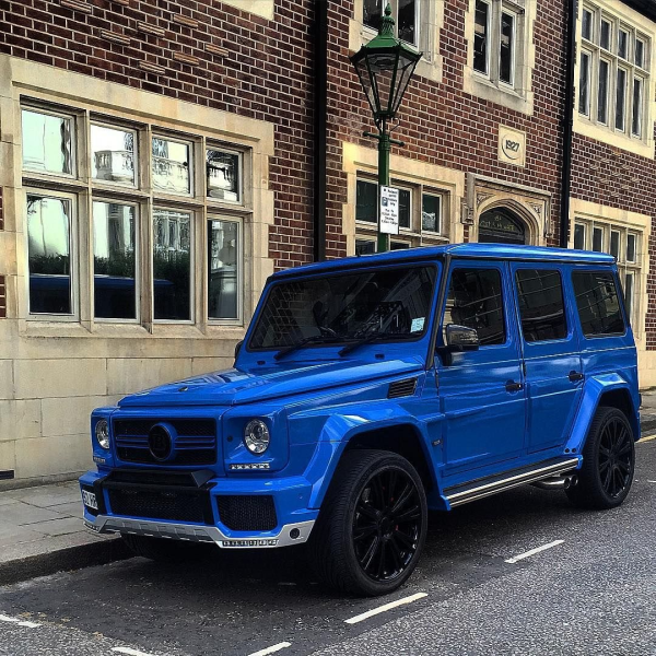 Mercedes g63 Brabus синий