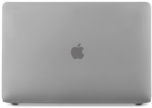 Серый ноутбук Apple сзади