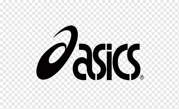 ASICS логотип на белом фоне
