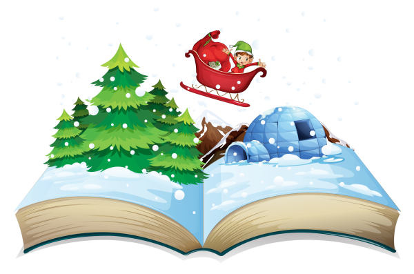 Иллюстрации новогодние в книжках
