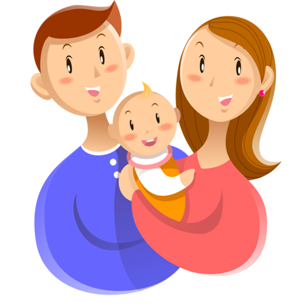 Родители без фона