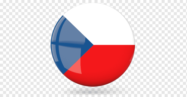 Флаг Чехии в круге