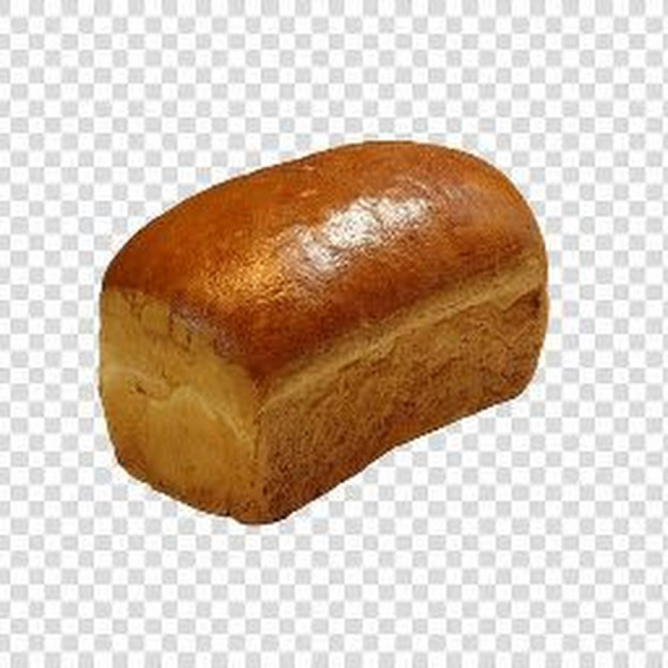 Хлеб на прозрачном фоне