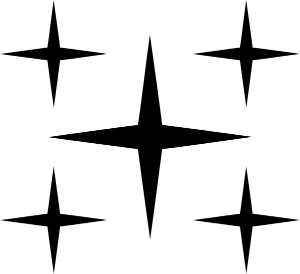 Четырехконечная звезда svg