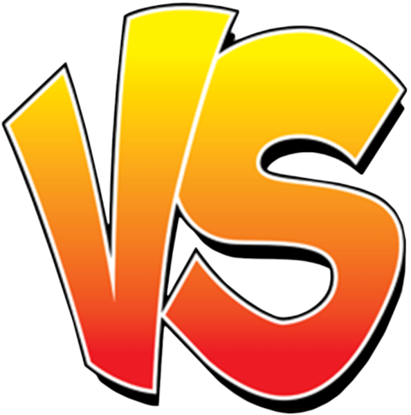 Vs на белом фоне