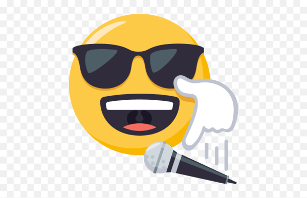 Микрофон стикер