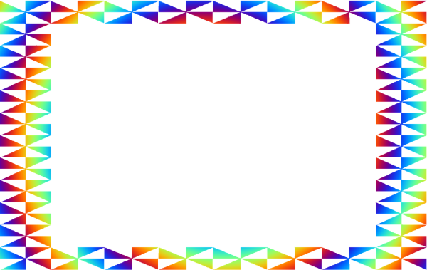 Рамка разноцветная