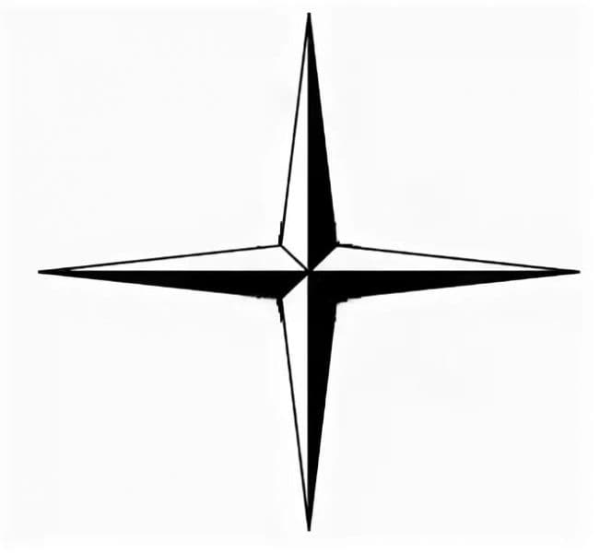Символика четырехконечная звезда
