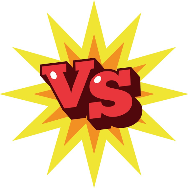Надпись vs