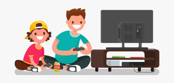 Компьютерные игры иллюстрация