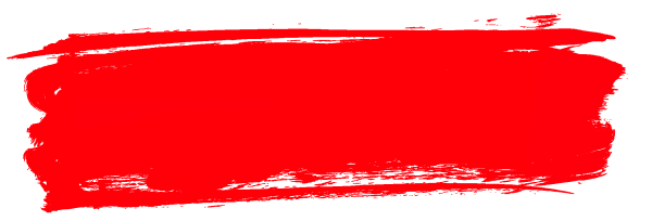 Красный мазок краски