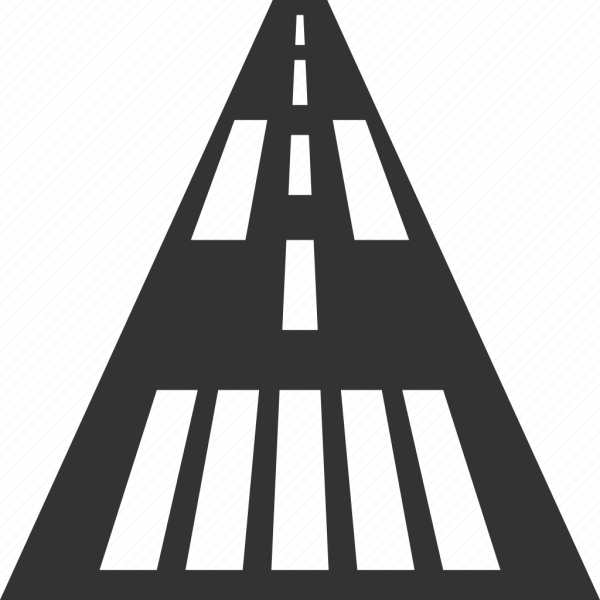 Взлетная полоса иконка