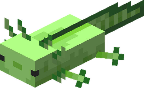 Аксолотль в МАЙНКРАФТЕ 1.17