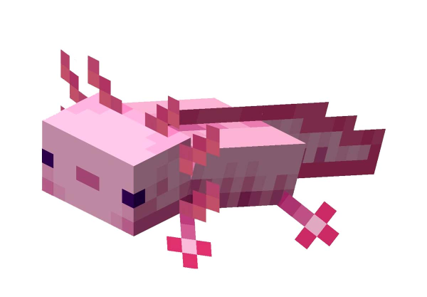 Золотой аксолотль майнкрафт