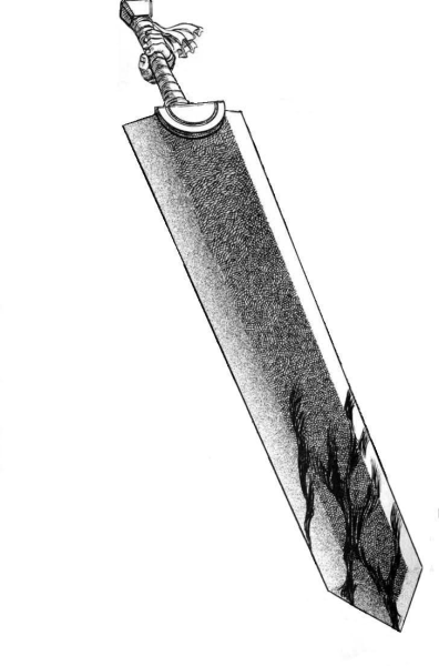 Dragon Slayer меч Гатса