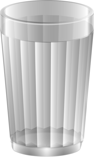 Гранёный стакан прозрачный