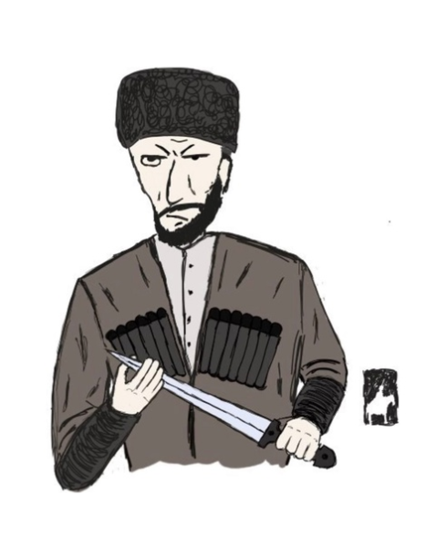Горец телеграм стикер