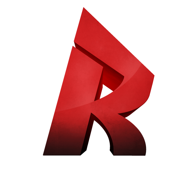 Буква r на прозрачном фоне