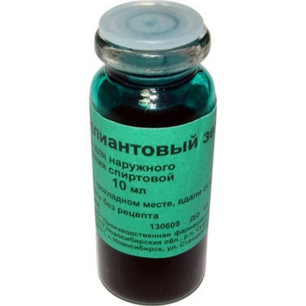 Баночка зеленки