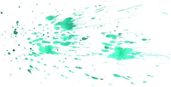 Зеленка на белом фоне