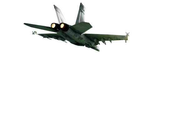 Военный самолет на белом фоне