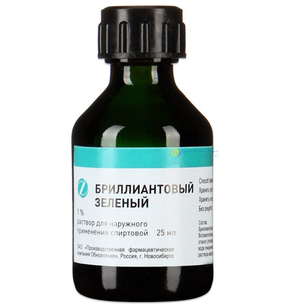 Бриллиантовый зеленый 25 мл самамедроп