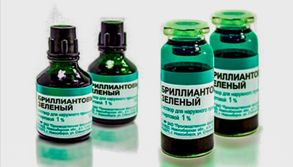 Раствор бриллиантовой зелени