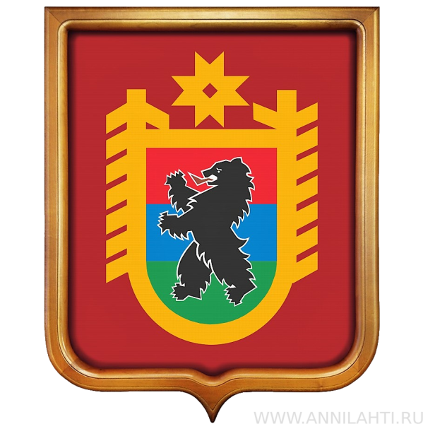 Герб Республики Карелия вектор