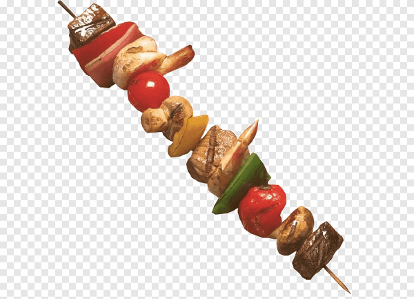 Шашлык на прозрачном фоне